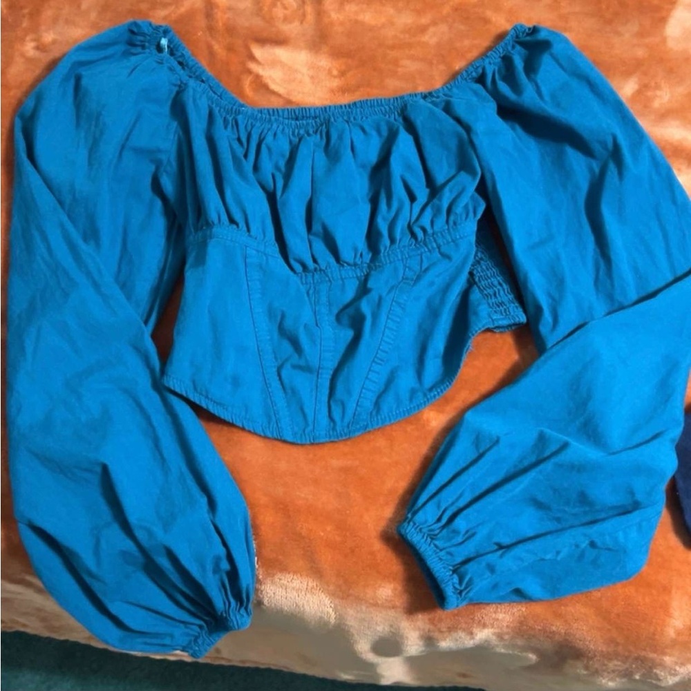 Blue Women’s Top : Cropped